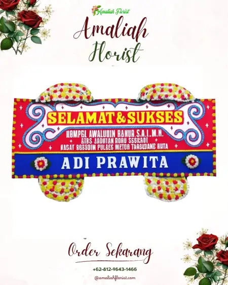 Papan Bunga Ucapan Selamat Gembong